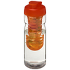 H2O Base® 650 ml Sportflasche mit Klappdeckel und Infusor