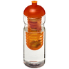 H2O Base® 650 ml Sportflasche mit Stülpdeckel und Infusor
