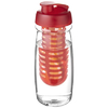 H2O Pulse® 600 ml Sportflasche mit Klappdeckel und Infusor