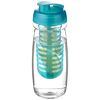 H2O Pulse® 600 ml Sportflasche mit Klappdeckel und Infusor
