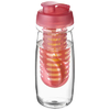 H2O Pulse® 600 ml Sportflasche mit Klappdeckel und Infusor