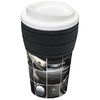 Brite-Americano® 350 ml Isolierbecher mit Schutzring Reifen-Design