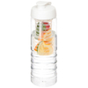 H2O Treble 750 ml Flasche mit Klappdeckel und Infusor