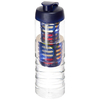 H2O Treble 750 ml Flasche mit Klappdeckel und Infusor