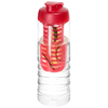 H2O Treble 750 ml Flasche mit Klappdeckel und Infusor
