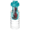 H2O Treble 750 ml Flasche mit Klappdeckel und Infusor