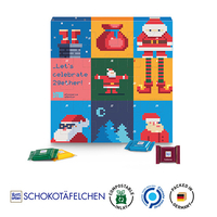 Adventskalender Ritter SPORT Schokotäfelchen