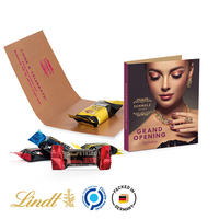 Werbekarte Midi mit Lindt HELLO Mini Sticks