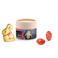 Papierdose Eco Mini mit Lindt Lindor Mini Eier & Lindt Osterhase