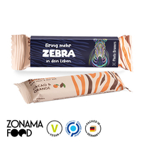 Zebra Bar Cacao & Orange im Werbeschuber