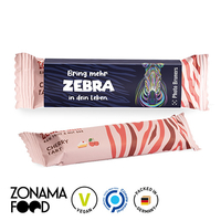 Zebra Bar Cherry Tart im Werbeschuber