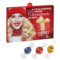 Premium Präsent-Adventskalender mit Lindt Lindor Kugel Mix