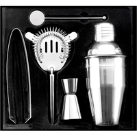 Cocktailshaker-Set aus Edelstahl Natalina