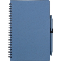 Notizbuch und Kugelschreiber aus Weizenstroh Massimo Original