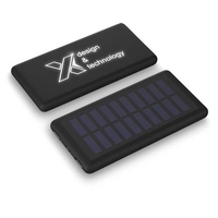 SCX.design P30 8000 mAh Solar Powerbank mit Leuchtlogo EXPRESS