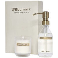 Wellmark Discovery 250 ml Handseifenspender und 150 g Duftkerze im Set