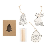 Oppland Christbaumschmuck zum Ausmalen