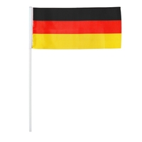 Deko-Fahnen Set Stick Deutschland, 11er Set