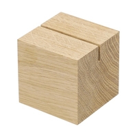 Holzmenükartenhalter Cube
