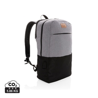 Moderner 15.6'' USB & RFID Laptop-Rucksack, PVC-frei
